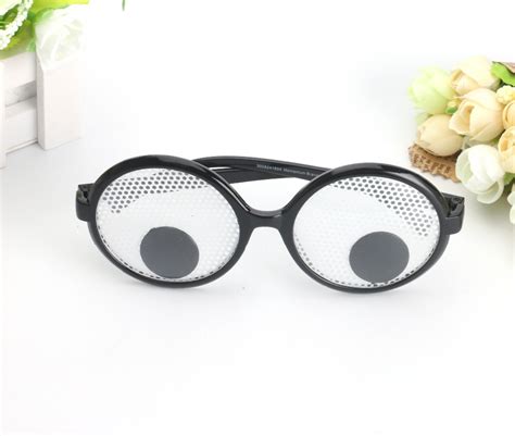 Funny Giant Eye Googly Eyes Goggles Shaking Eyes Ball Party Glasses Toys For Party Cosplay