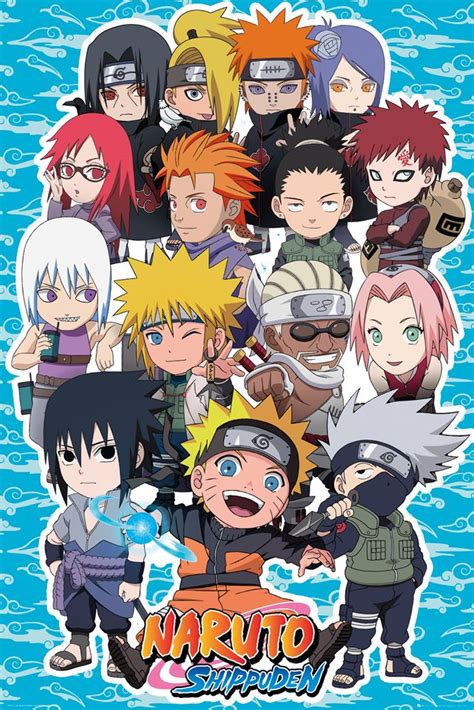 Naruto Shippuden Bohaterowie Plakat Sklep Eplakatypl