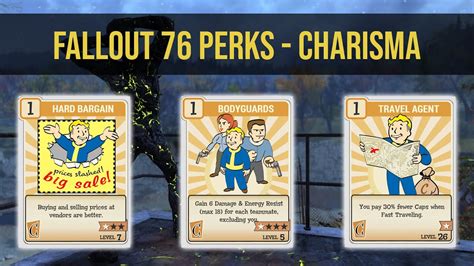 Fallout 76 Perk Cards Charisma Youtube