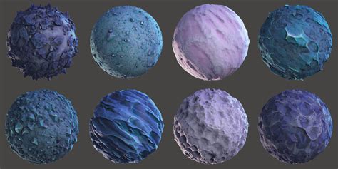 3D Stylized Alunar materials | CGTrader