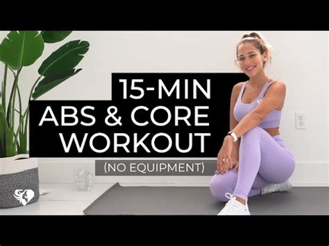 15 MIN ABS CORE WORKOUT By Vicky Justiz YouTube