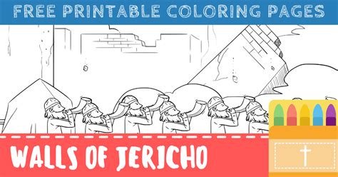 Free Walls of Jericho Coloring Pages for Kids (Printable PDFs) – ConnectUS