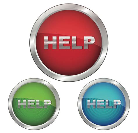 Set Of Help Icons Vector Download