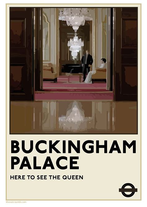 Sherlock Tfl Poster Buckingham Palace From Khorazir Sherlock
