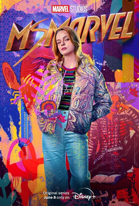 Laurel Marsden As Zoe Zimmer Ms Marvel Character Poster Ms Marvel