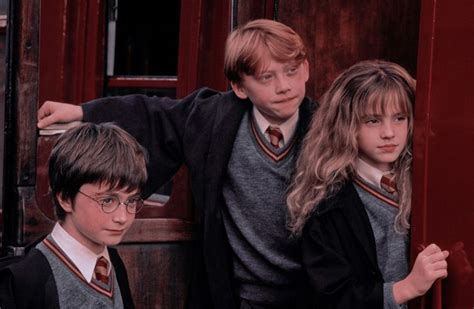 Golden Trio Harry Potter Aesthetic