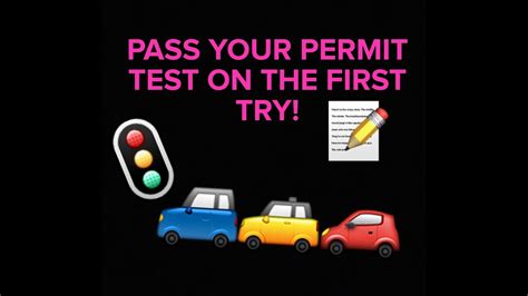 How To Pass Your Permit Test Tipsandtricks Youtube