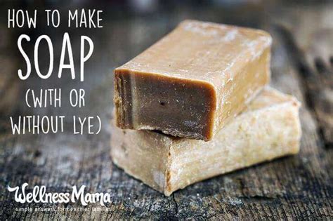 At least as diy projects are concerned How to Make Soap (With or Without Lye) | Wellness Mama