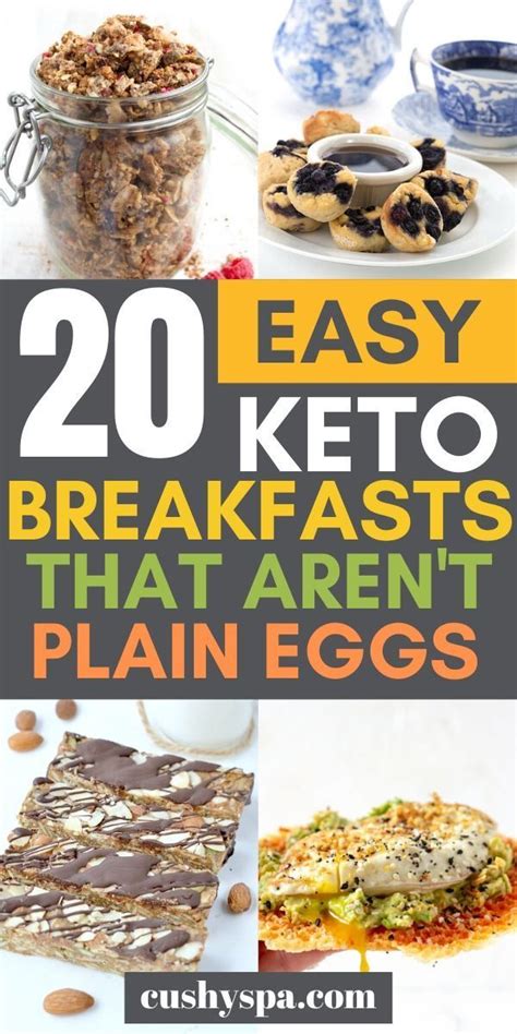 20 Keto Breakfasts That Arent Plain Eggs Food Recipes Keto Breakfast