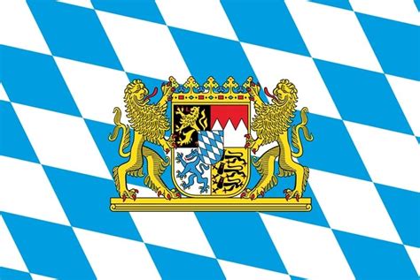 Bayern flagge ratgeber & vergleich 2021. Bayern mit Löwen Staatswappen Flagge 90x150 cm ...