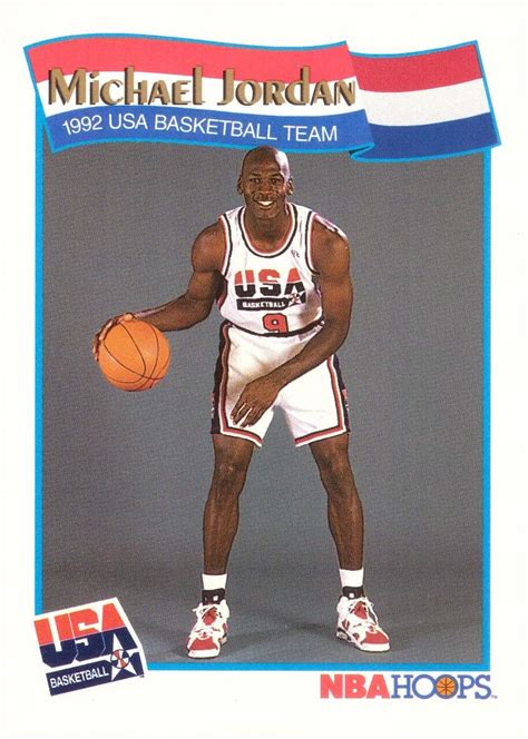 Michael Jordan Usa Dream Team Card Sg