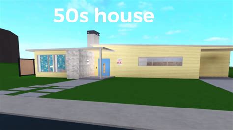 Historical 50s House Bloxburg Youtube