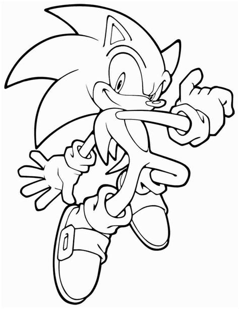 Sonic Dibujos Para Colorear