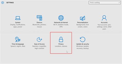 Configure Privacy Settings On Windows 10