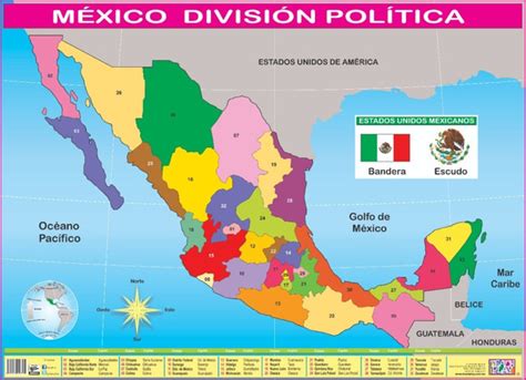 The Best 15 Mapa De La Republica Mexicana Con Division Politica Con