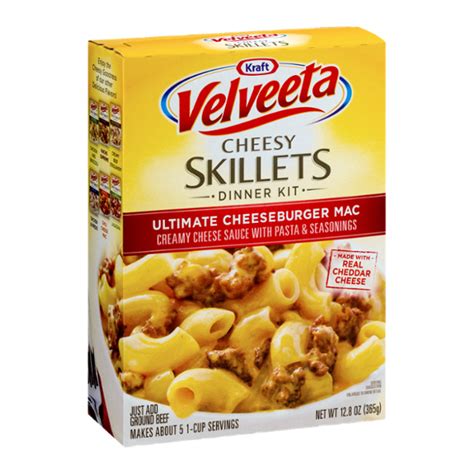 This homemade velveeta mac and cheese recipe checks all the boxes. Velveeta Cheesy Skillets Dinner Kit Ultimate Cheeseburger Mac Reviews