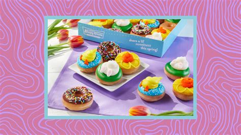 Krispy Kremes New Spring Doughnuts Are Almost Too Cute To Eat