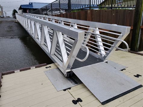 Aluminum Gangways Commercial 60 And 100 Psf Nw Marine Supply