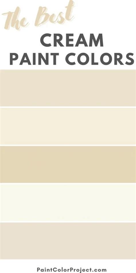 The 21 Best Cream Paint Colors The Paint Color Project