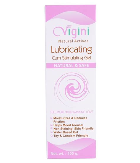 vigini 100 natural actives lubricant lube gel jelly vaginal moisturizer water based gel no