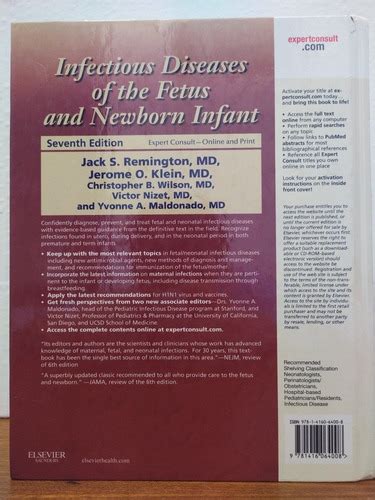 Infectious Diseases Of The Fetus And Newborn 7th Edition Parcelamento