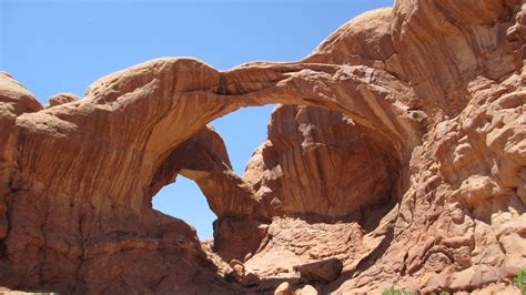 Double Arch In Moab Utah Double Arches Arch Arches National Park