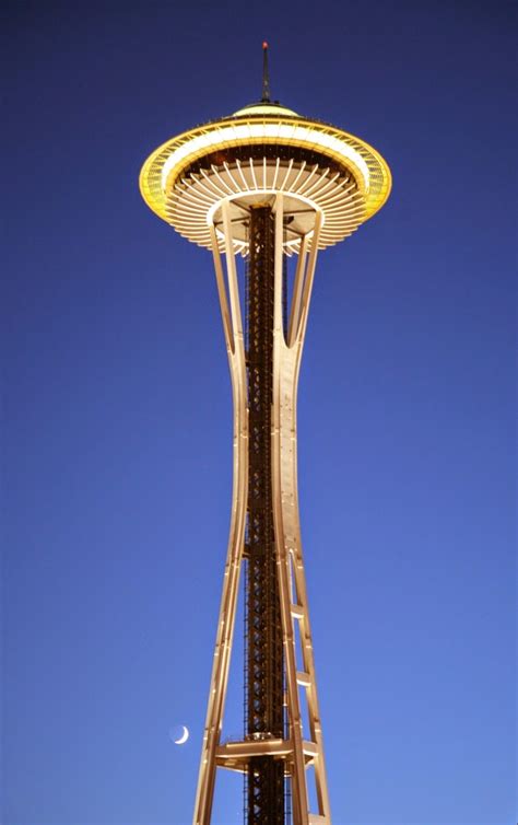 World Visits Space Needle Famous Tower In Seattle Washington