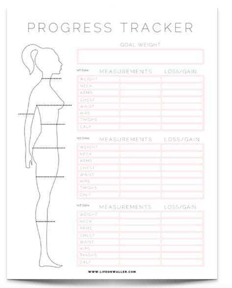 35 Trendy Fitness Goals Board Free Printable Fitness Planner