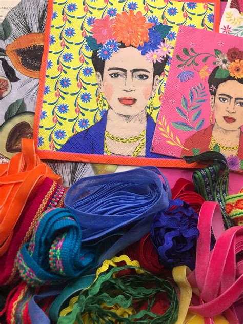 Frida Kahlo Inspired Collage Pack Including Beautiful Paper Etsy