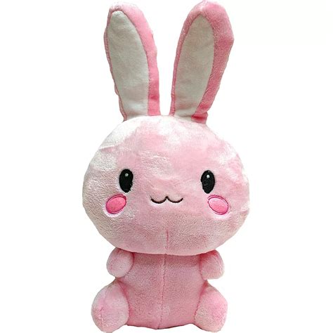 Kawaii Pink Bunny Plush 8in X 14in Party City