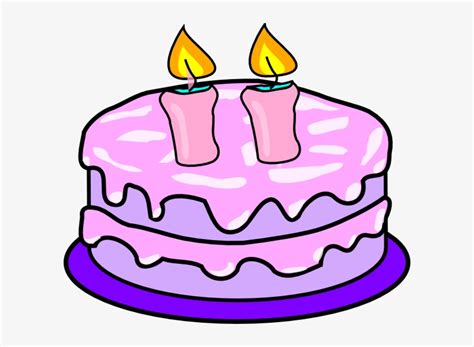 Birthday Cake On Fire Clipart