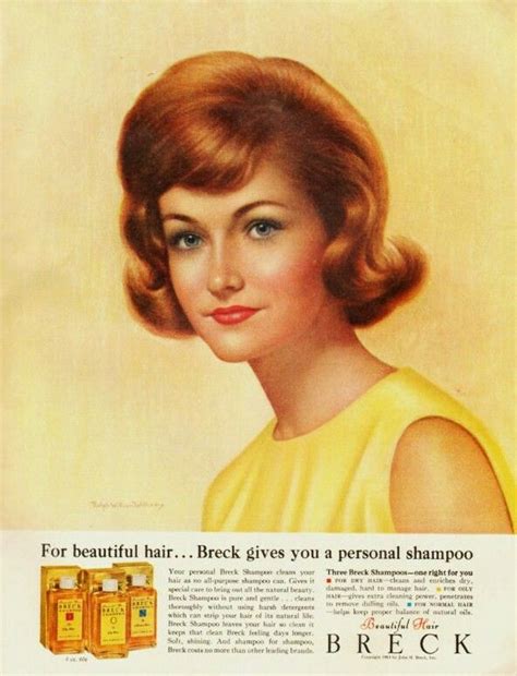 Breck Breck Shampoo Vintage Hairstyles Beautiful Hair