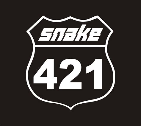 421 Snake Decal 421 Snake Sticker Highway 421 Decal Motorcycle Decal