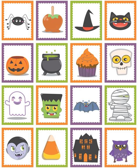 Halloween Matching Game Printable