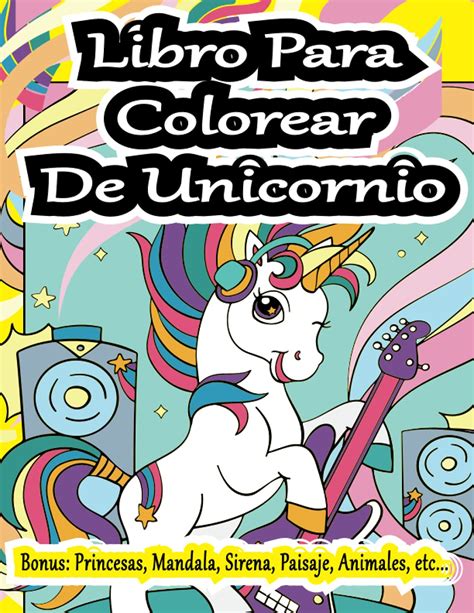 Buy Unicornio Libro Para Colorear 69 Illas De Libros Para Colorear