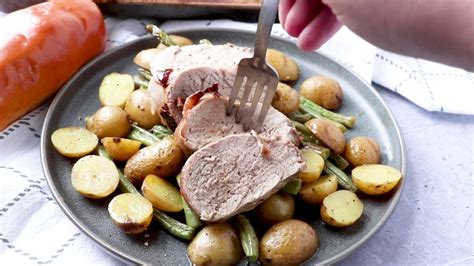 1 lb boneless pork loin chops. Pork Tenderloin Sheet Pan Meal - YouTube