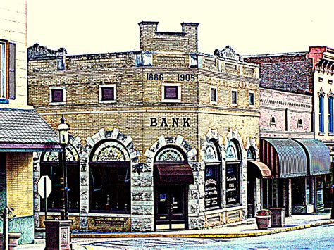 Historical Bank Building Photograph By Kathy White