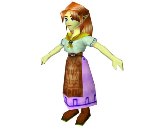 Nintendo 64 The Legend Of Zelda Ocarina Of Time Malon Adult