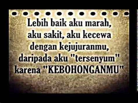 Siapa sih yang nggak meleleh dengan kehadiran cinta. Kata Kata Sedih Cinta Yang Ditolak - YouTube