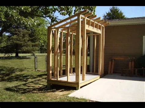 How To Build A Lean To Style Storage Shed Wooden Shed Plans