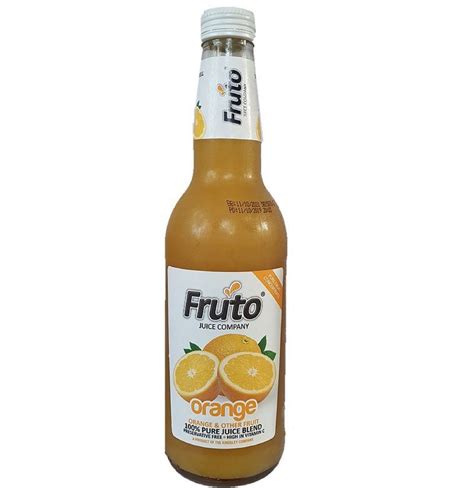 Fruto Fruit Juice Orange 24x 340ml Bottles Shop Today Get It Tomorrow