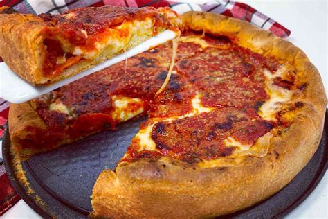 Chicago Deep Dish Pizza Recipe The Foodn Rock Recipe