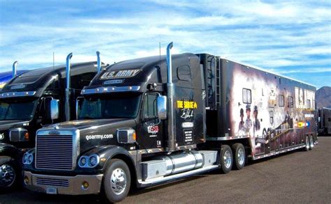 Freightliner Coronado Us Army Nhra Transporter Hauler Big Rig