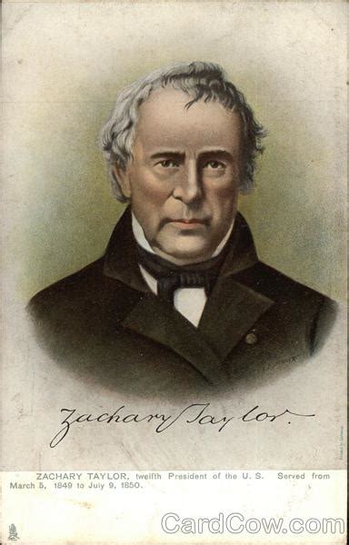 Zachary Taylor Presidents Postcard