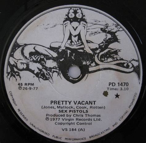 Sex Pistols Pretty Vacant 1977 Vinyl Discogs