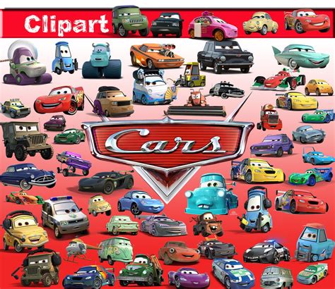 60 Disney Cars Clipart Digital Cars Disney Clip Art Image Cars
