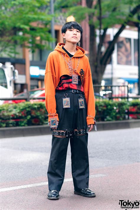 Tokyo Fashiontokyo High School Student Makoto On The Street In
