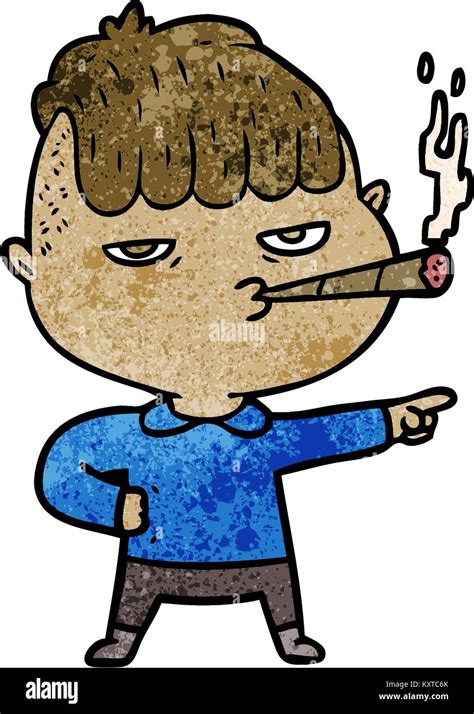 Cartoon Cigar Mouth Cigar And Pipe Smoking Cartoon Characters