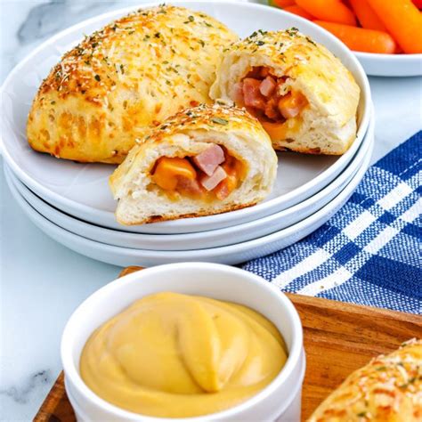 Homemade Ham And Cheese Hot Pockets Easy Budget Recipes