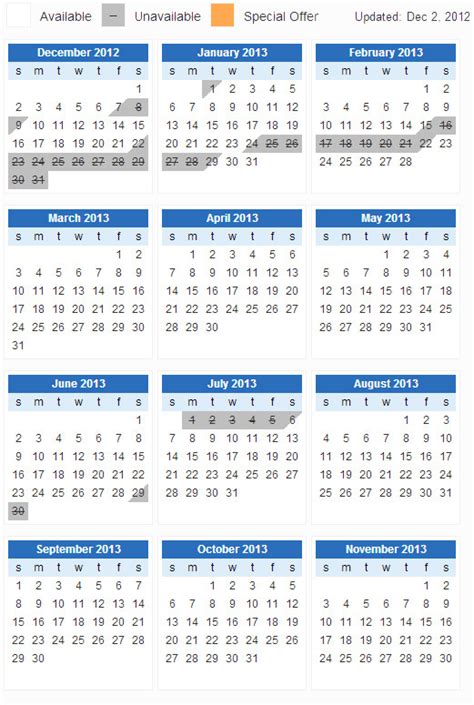 Jquery Full Year View Calendar Stack Overflow